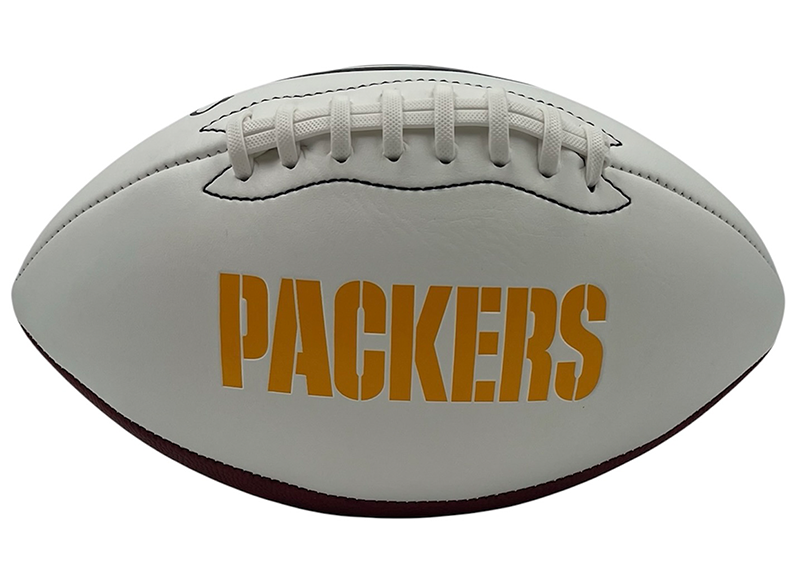 Randall Cobb Signed Green Bay Packers Logo Football Beckett