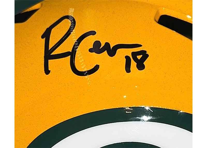 Randall Cobb Signed Green Bay Packers Speed Full Size Helmet JSA