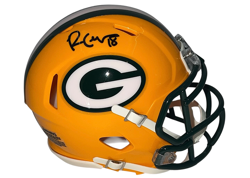 Randall Cobb Signed Green Bay Packers Speed Mini Helmet JSA