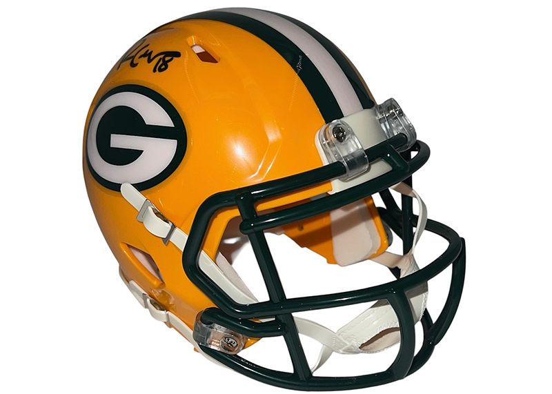 Randall Cobb Signed Green Bay Packers Speed Mini Helmet JSA
