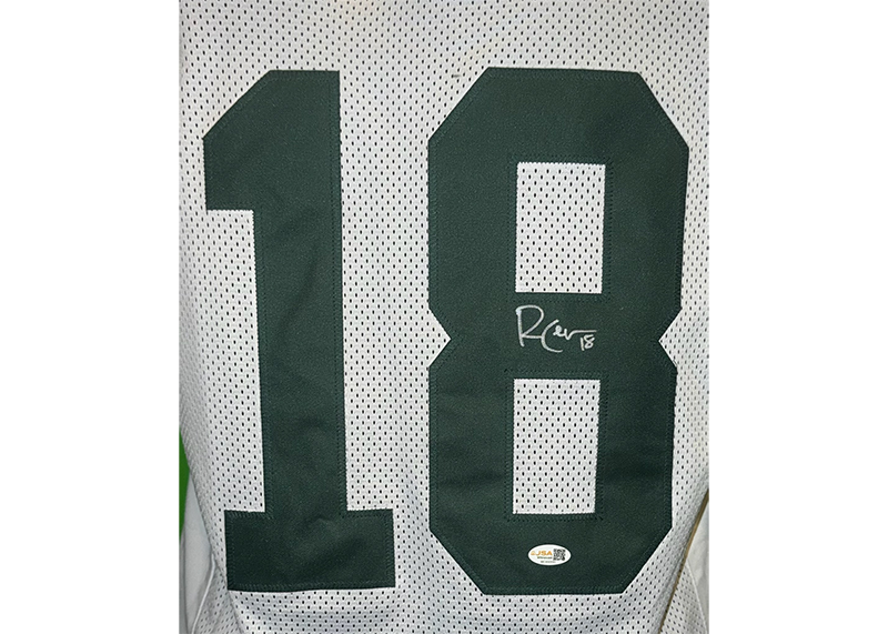 Randall Cobb Signed Green Bay White Football Jersey JSA
