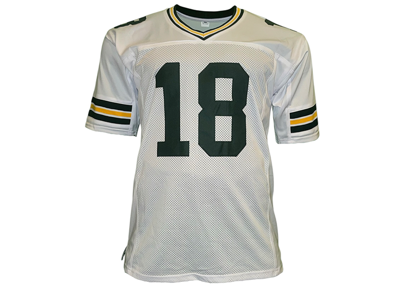 Randall Cobb Signed Green Bay White Football Jersey JSA
