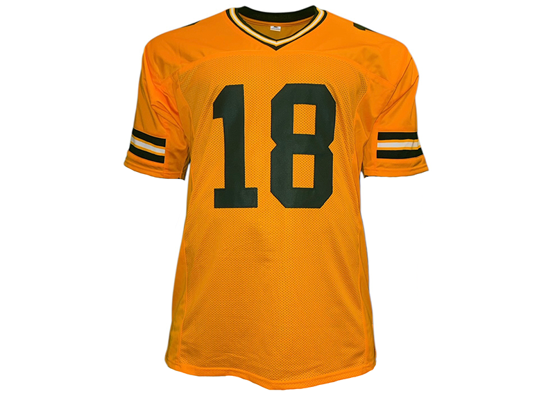 Randall Cobb Signed Green Bay Yellow Football Jersey JSA
