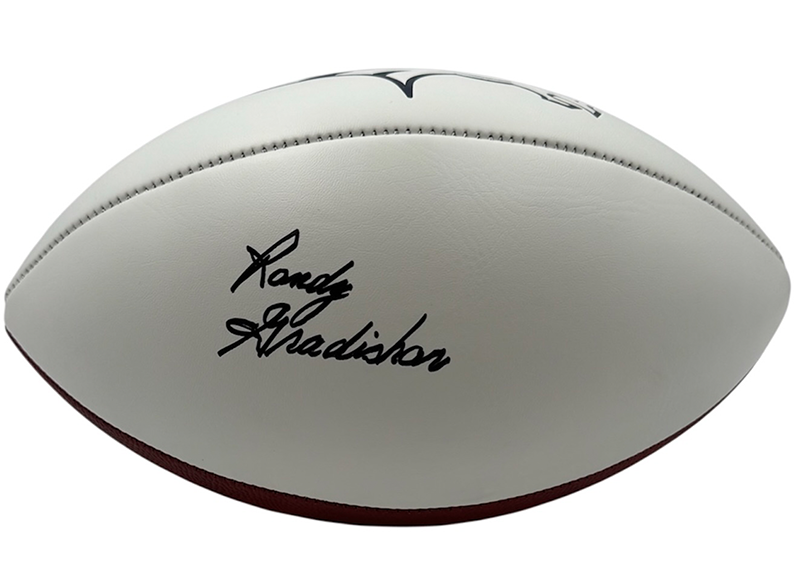 Randy Gradishar Signed Denver Broncos NFL Logo Football JSA