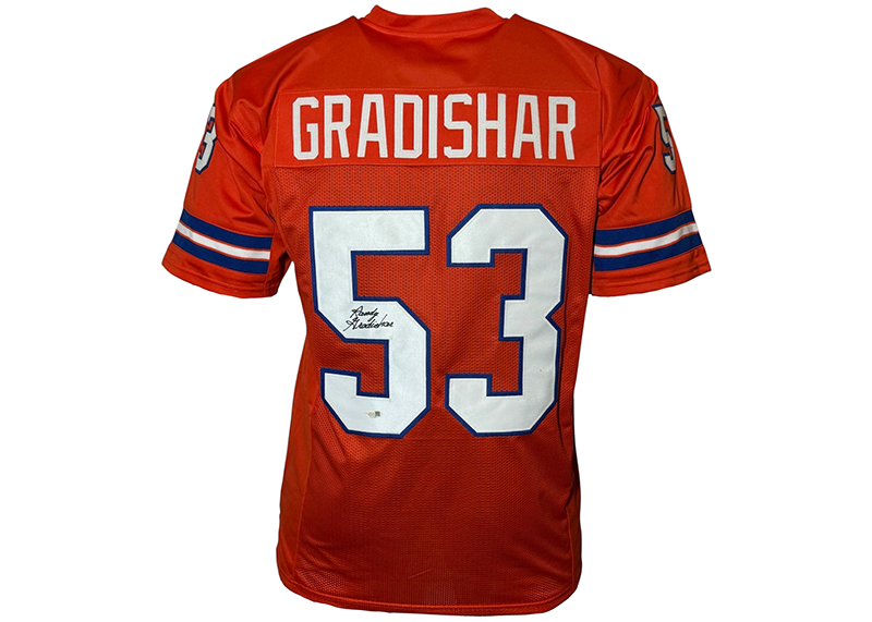 Randy Gradishar Signed Denver Orange Football Jersey JSA
