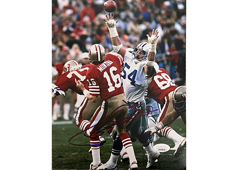 Randy White 8x10 Dallas Cowboys Signed Photo JSA