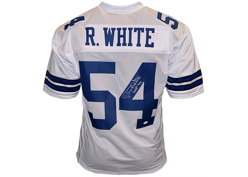 Randy White Autographed HOF 94 Inscription Custom White Football Jersey JSA