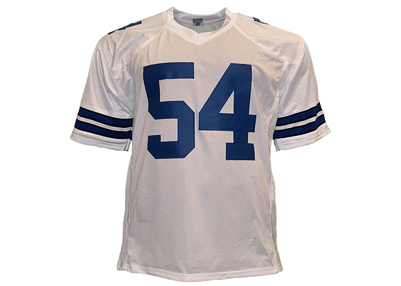 Randy White Autographed HOF 94 Inscription Dallas White Stat Football Jersey JSA
