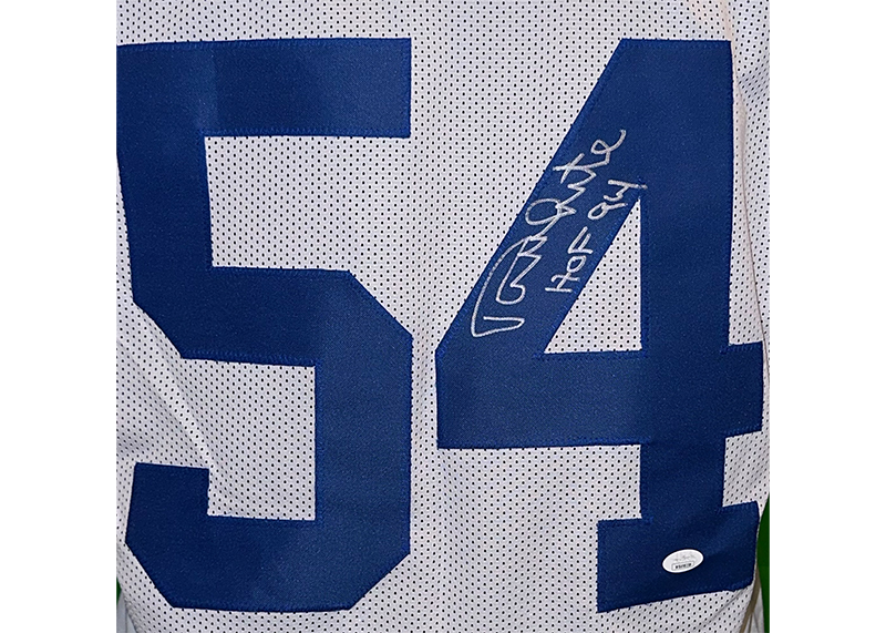 Randy White Autographed HOF 94 Inscription Custom White Stat Football Jersey JSA