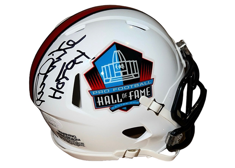 Randy White Signed Hall Of Fame Mini Speed Helmet JSA