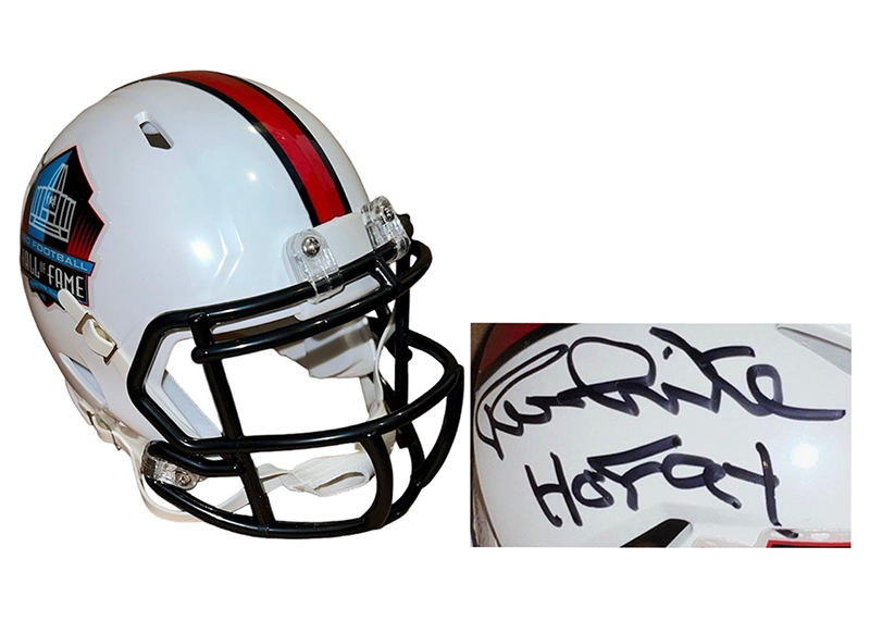 Randy White Signed Hall Of Fame Mini Speed Helmet JSA