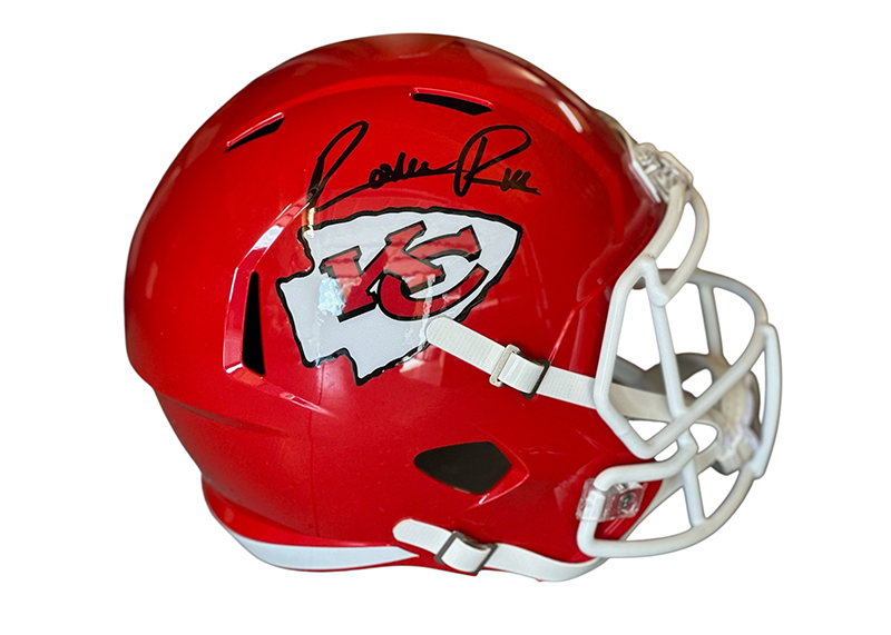 Rashee Rice Signed Kansas City Chiefs Speed Full Size Football Helmet (JSA)