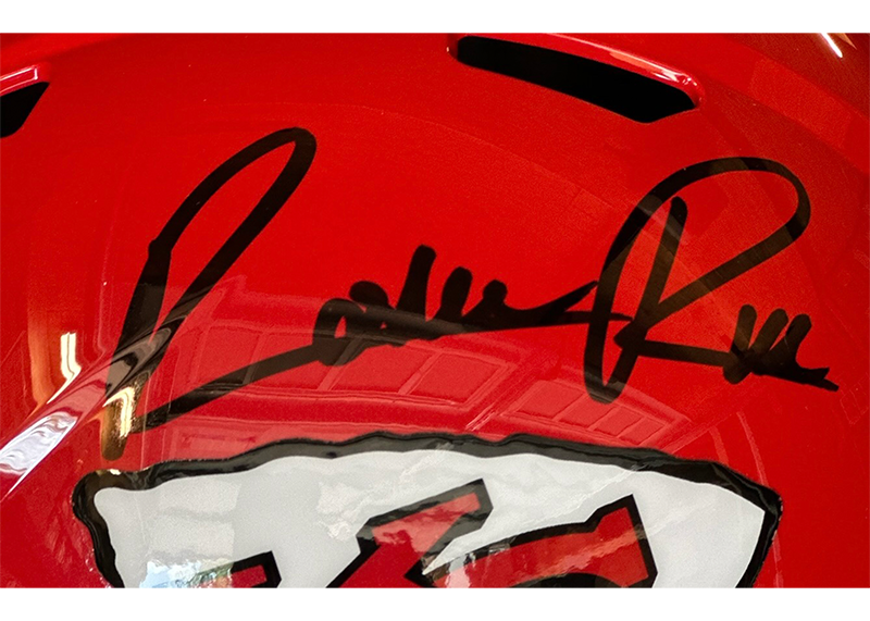 Rashee Rice Signed Kansas City Chiefs Speed Full Size Football Helmet (JSA)