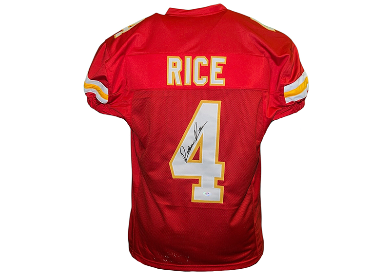 Rashee Rice Signed Kansas City Red Football Jersey PSA