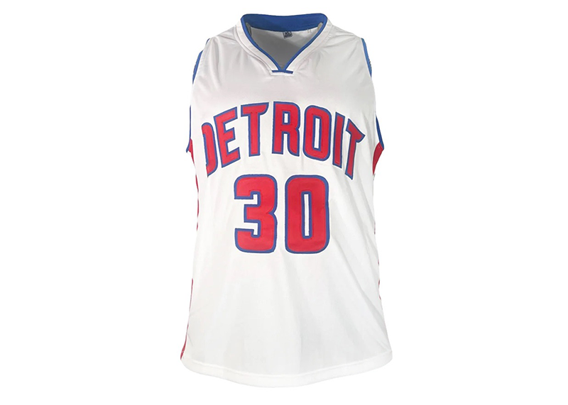 Rasheed Wallace Signed Detroit White Basketball Jersey (Beckett)