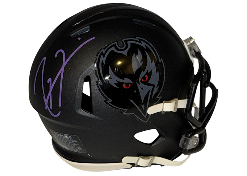Ray Lewis Signed Baltimore Ravens 2026 On-Field Alternate Speed Mini Helmet JSA
