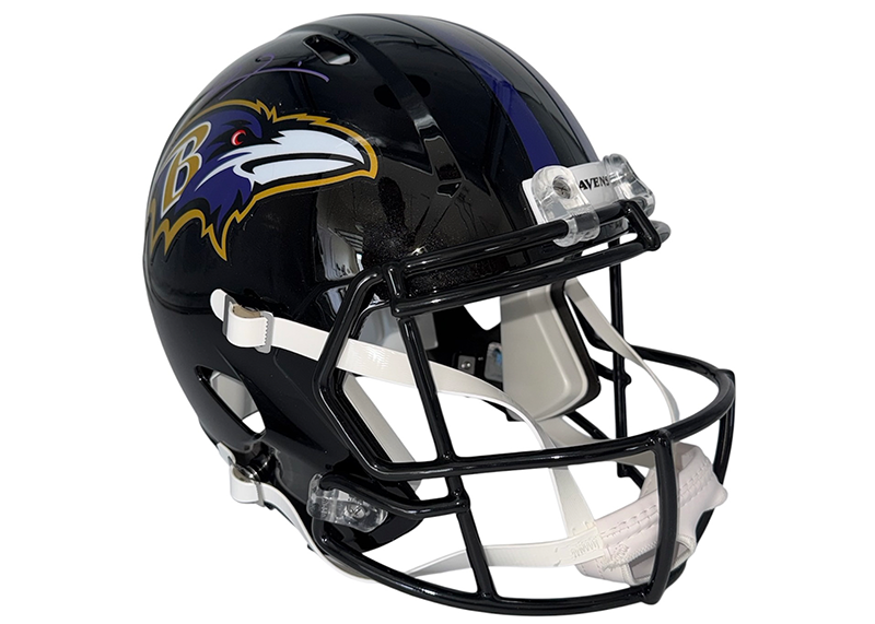 Ray Lewis Signed Baltimore Ravens Speed Full Size Replica Helmet JSA