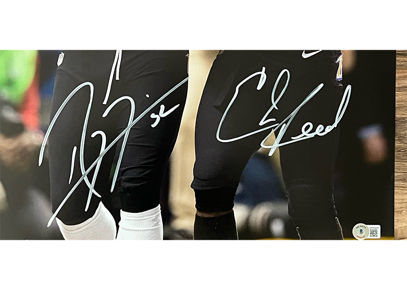 Ray Lewis & Ed Reed Baltimore Ravens Autographed 16x20 Photo Beckett