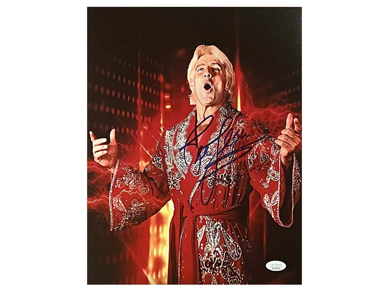 Ric Flair Autographed 11x14 Photo JSA