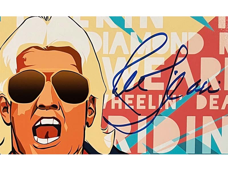 Ric Flair Autographed 11x14 Photo JSA