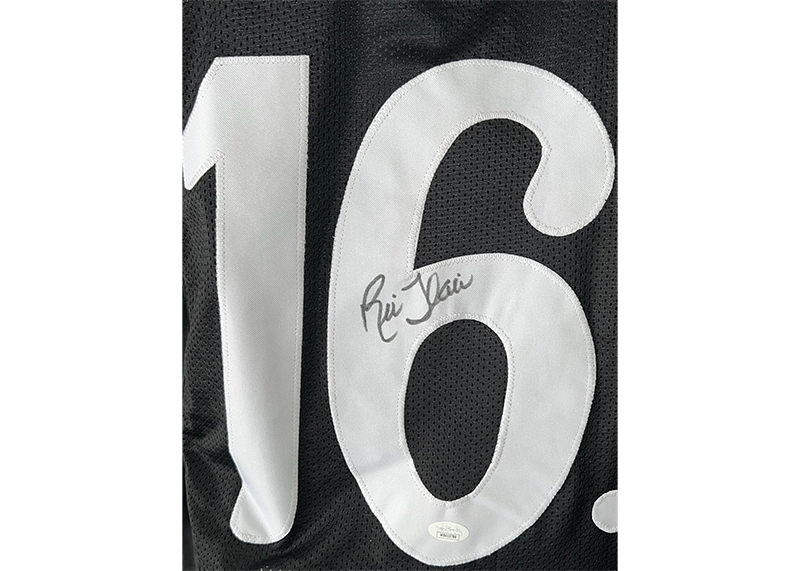 Ric Flair Signed Custom Black Stats Jersey JSA