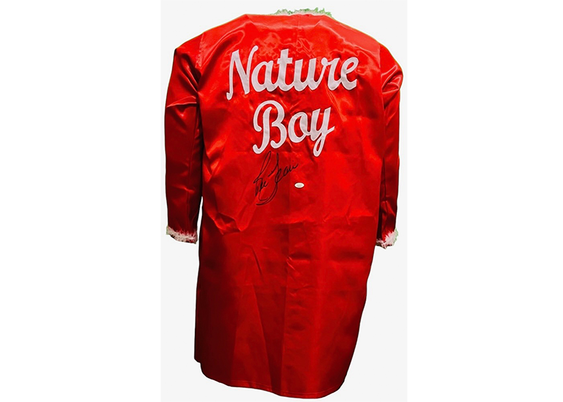 Ric Flair Signed Custom Red WWE Wrestling Robe JSA