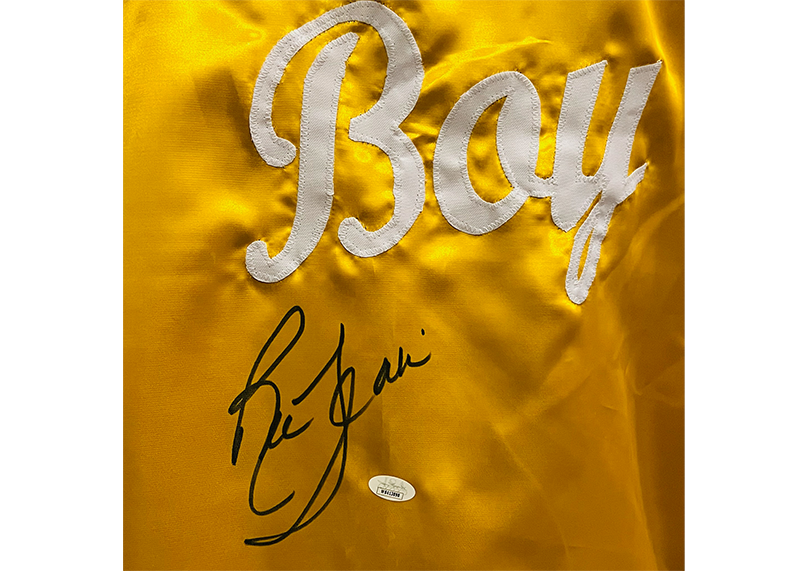 Ric Flair Signed Custom Yellow WWE Wrestling Robe JSA