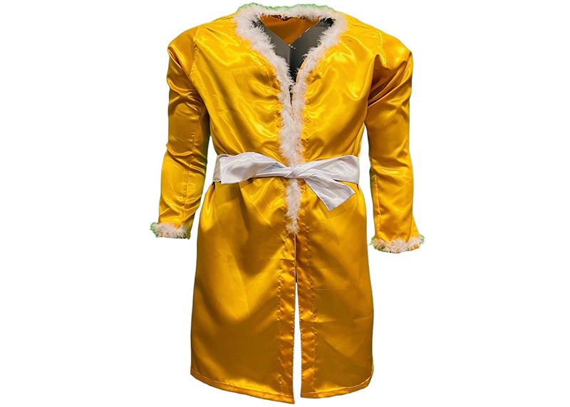 Ric Flair Signed Custom Yellow WWE Wrestling Robe JSA
