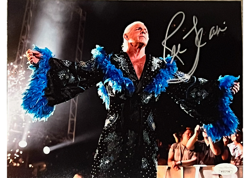 Ric Flair Signed WWE 11x14 Photo JSA