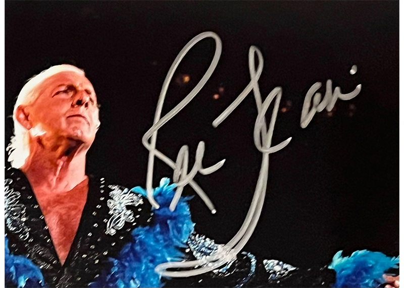 Ric Flair Signed WWE 11x14 Photo JSA