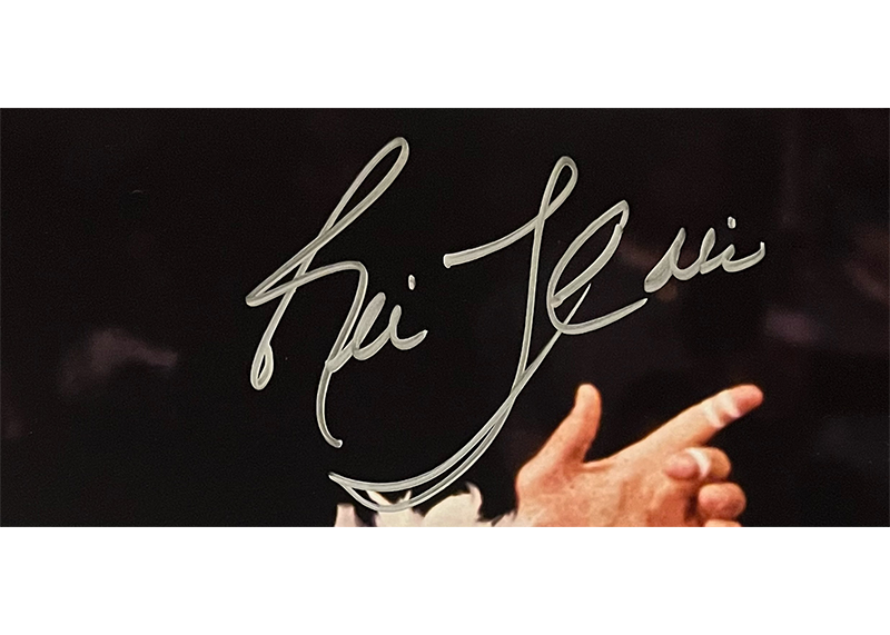Ric Flair Signed WWE 12x24 Photo JSA
