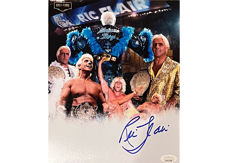 Ric Flair Signed WWE 16x20 Photo JSA