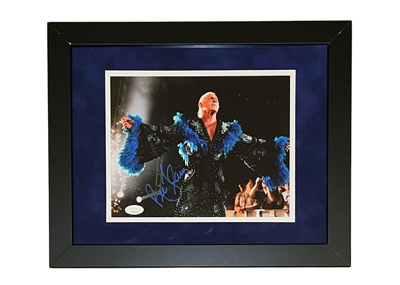 Ric Flair Signed WWE 8x10 Framed Photo JSA