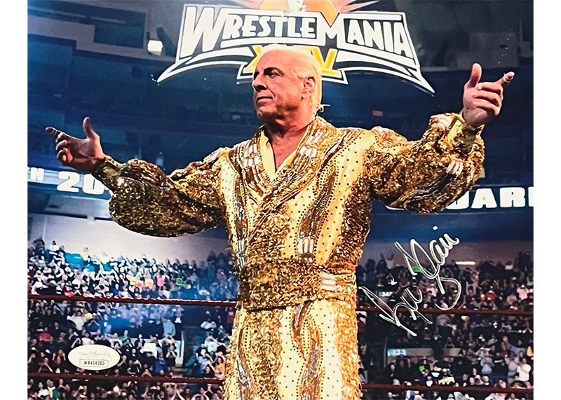 Ric Flair Signed WWE 8x10 Photo JSA