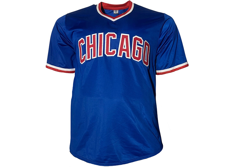 Rick Sutcliffe Signed Chicago Blue Baseball Jersey JSA