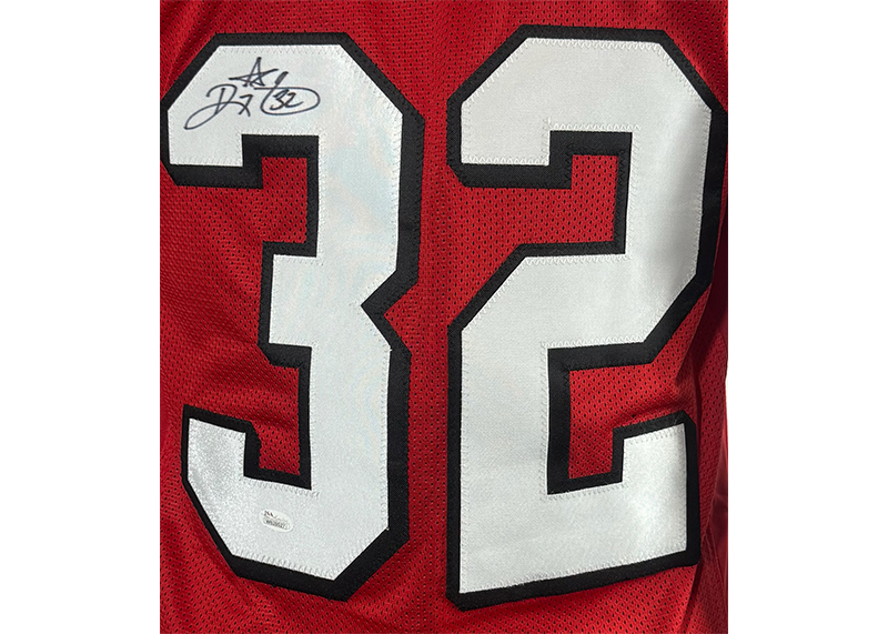 Ricky Watters Signed San Francisco Red Football Jersey JSA