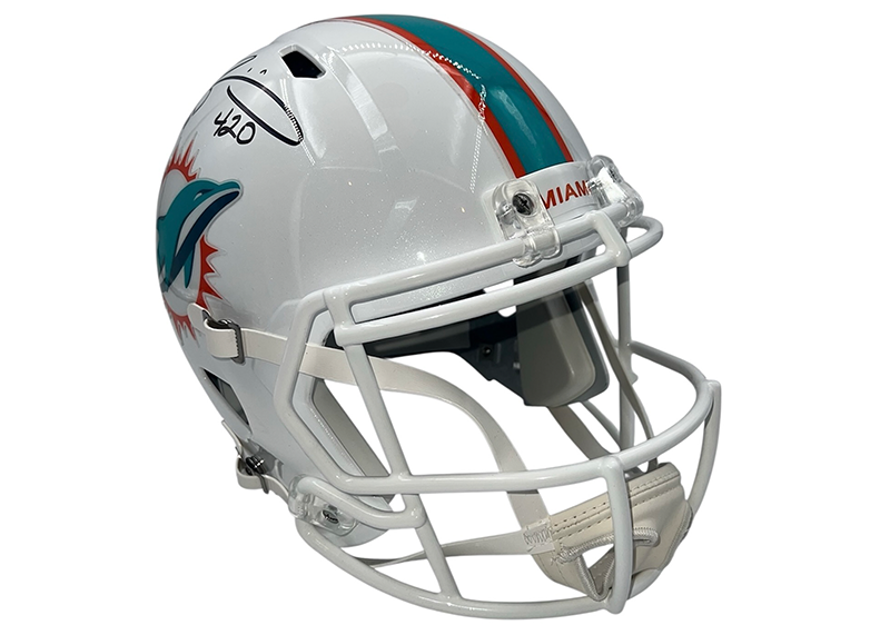 Ricky Williams Signed Miami Dolphins Full Size Helmet JSA 420 Inscription