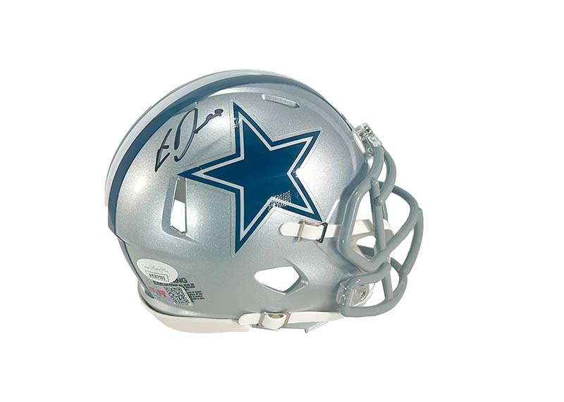 Rico Dowdle Signed Dallas Cowboys Speed Mini Football Helmet (JSA)