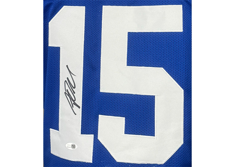 Riley Leonard Signed Indianapolis Blue Football Jersey JSA