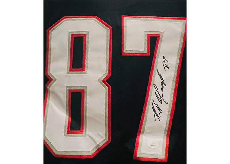 Rob Gronkowski Signed Blue Custom Football Jersey JSA