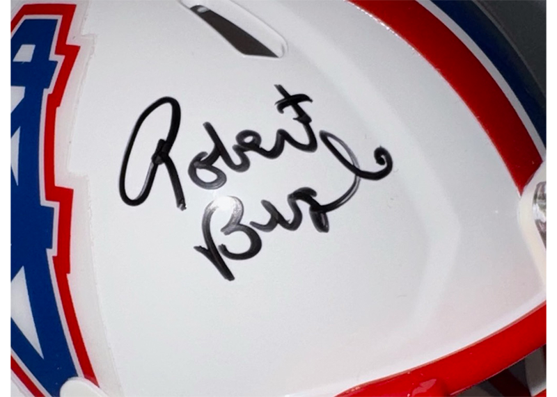 Robert Brazile Signed Houston Oilers TB Mini Helmet JSA