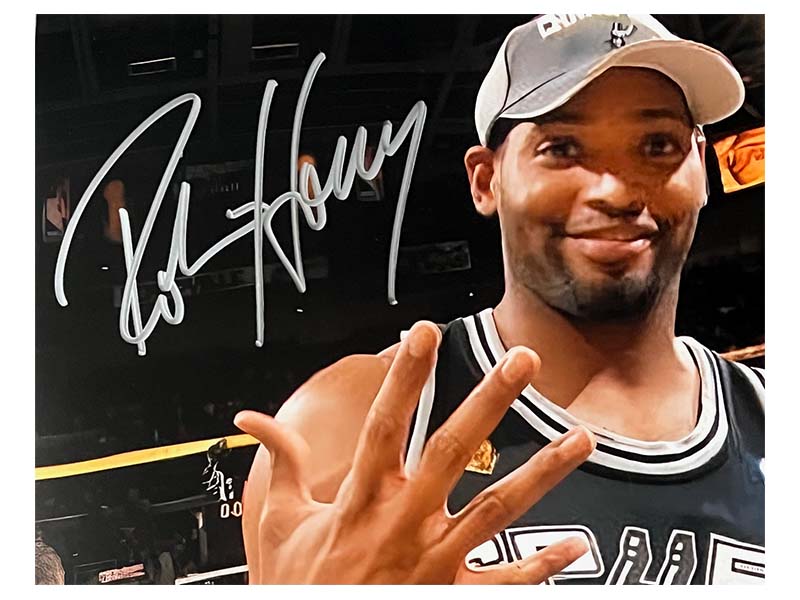 Robert Horry Signed 16x20 San Antonio Spurs Photo Beckett