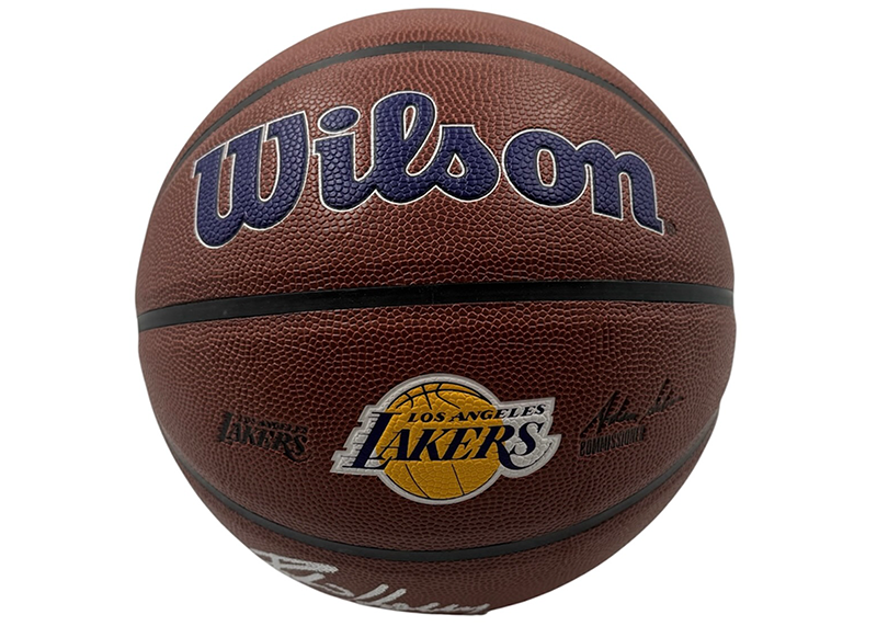 Robert Horry Signed Los Angeles Lakers Wilson Basketball JSA