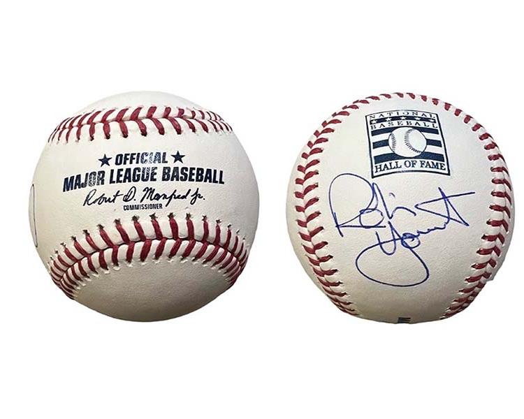 Robin Yount Autographed Official Major League HOF Logo Baseball (Beckett)