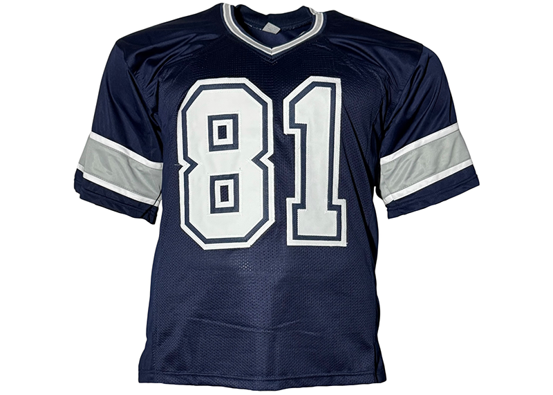 Rocket Ismail Signed Dallas Blue Football Jersey JSA