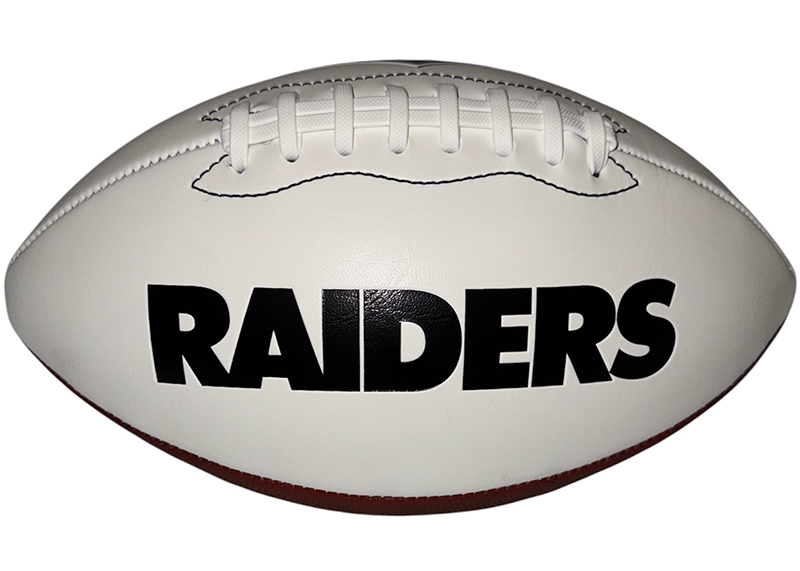 Rocket Ismail Signed Oakland Raiders Football Logo JSA