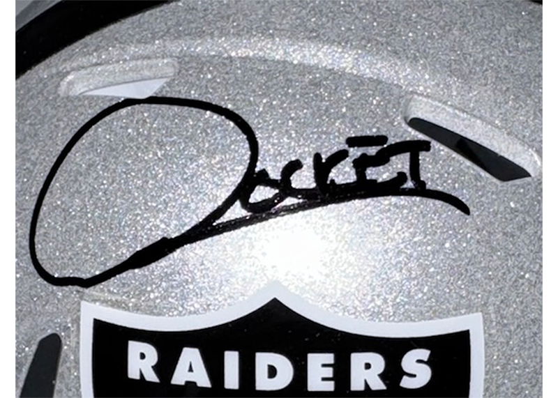 Rocket Ismail Signed Oakland Raiders Speed Mini Helmet JSA
