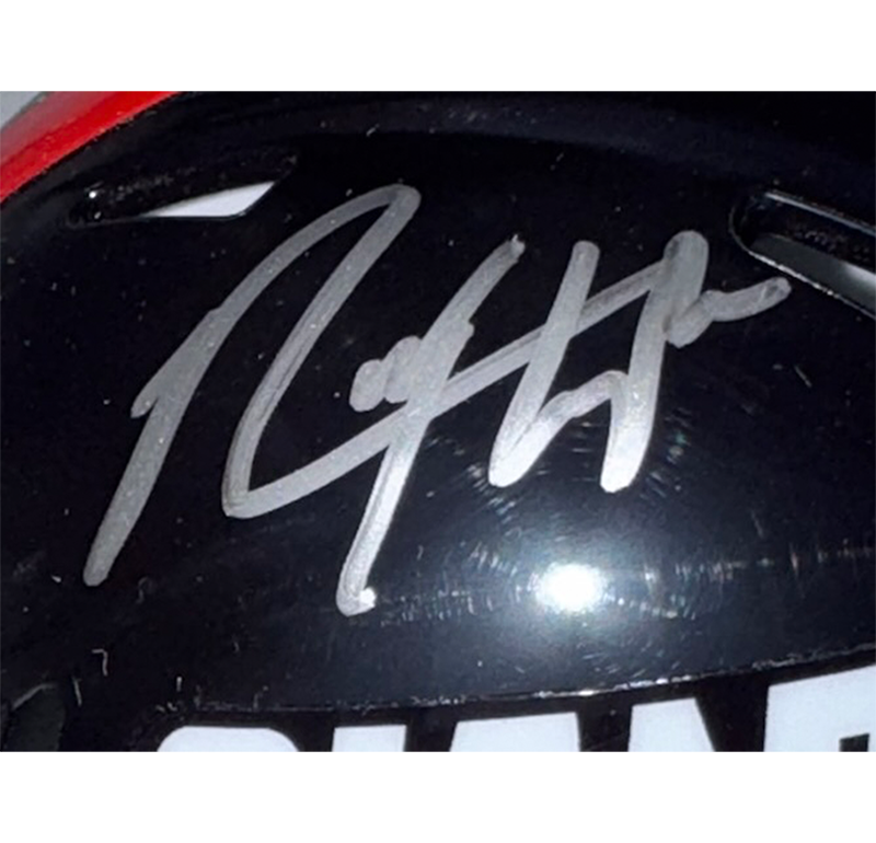 Rodney Hampton Signed New York Giants Eclipse Mini Helmet JSA