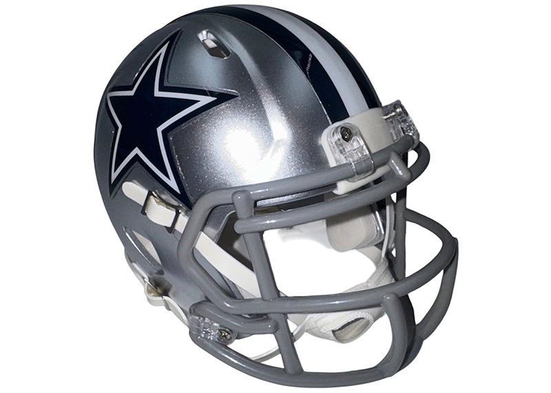 Roger Staubach Signed Dallas Cowboys Speed Mini Helmet Beckett