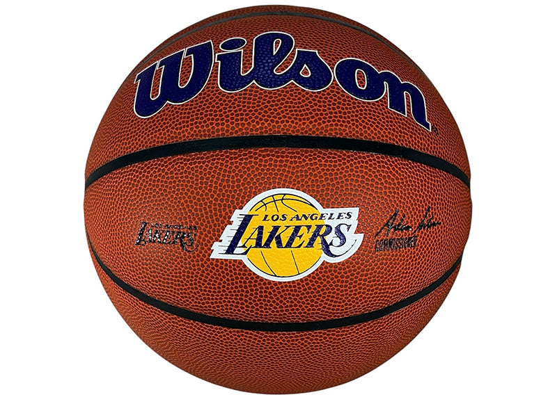 Ron Harper Signed Wilson Authentic Los Angeles Lakers NBA Basketball JSA